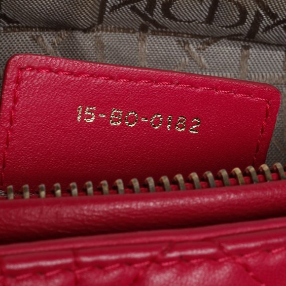 Christian Dior Medium Fuchsia Pink Lady Dior Handbag - Picture 9 of 9